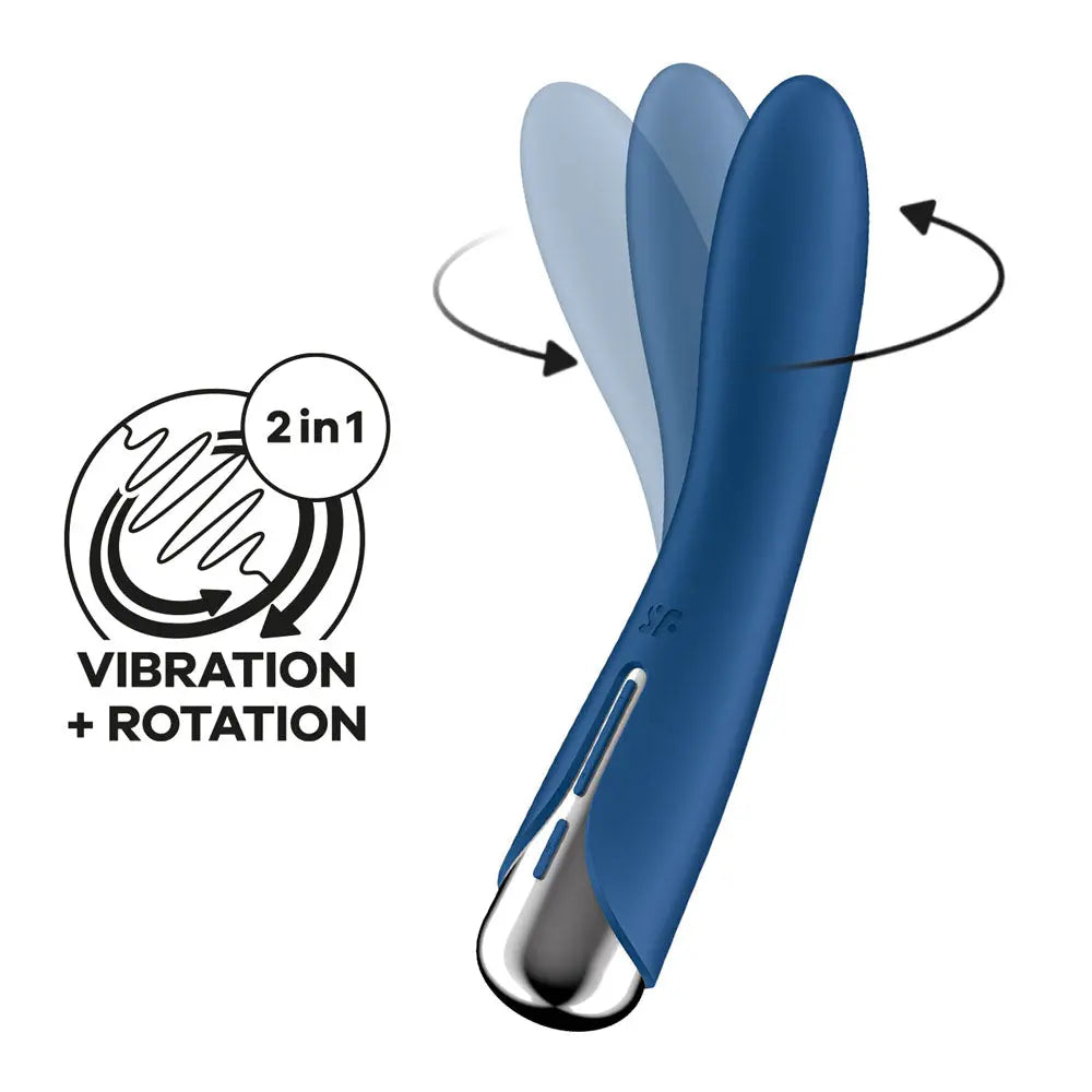 Satisfyer Spinning Vibe 1 -  -  17.8 cm USB Rechargeable Rotating Vibrator Satisfyer Discreet Intimate Essentials.