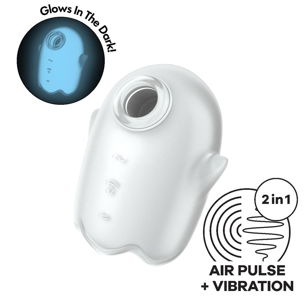 Satisfyer Glowing Ghost -  - Glow in Dark  USB Rechargeable Air Pulse Stimulator