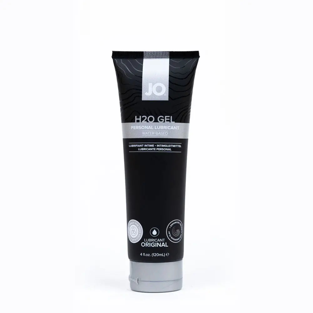 JO H2O Gel Original Lube - 120 mL - Thick Water Based Lubricant - 120 ml Tube JO Discreet Intimate Essentials.