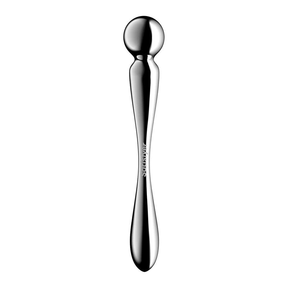 Satisfyer Star Force 2 -  Steel 22 cm Dildo, a luxurious stainless steel intimate essential for her.