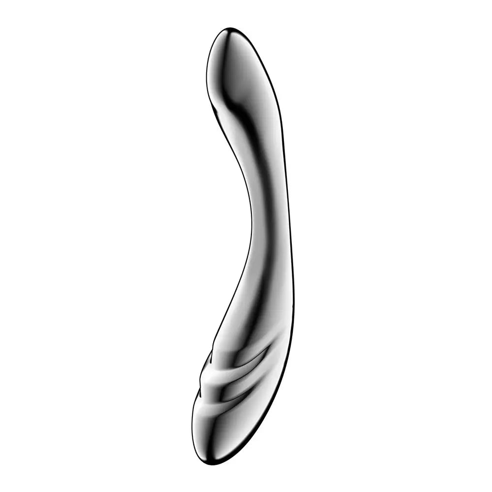 Satisfyer Pure Gravity 3 -  Steel 21 cm Dildo Satisfyer Discreet Intimate Essentials.