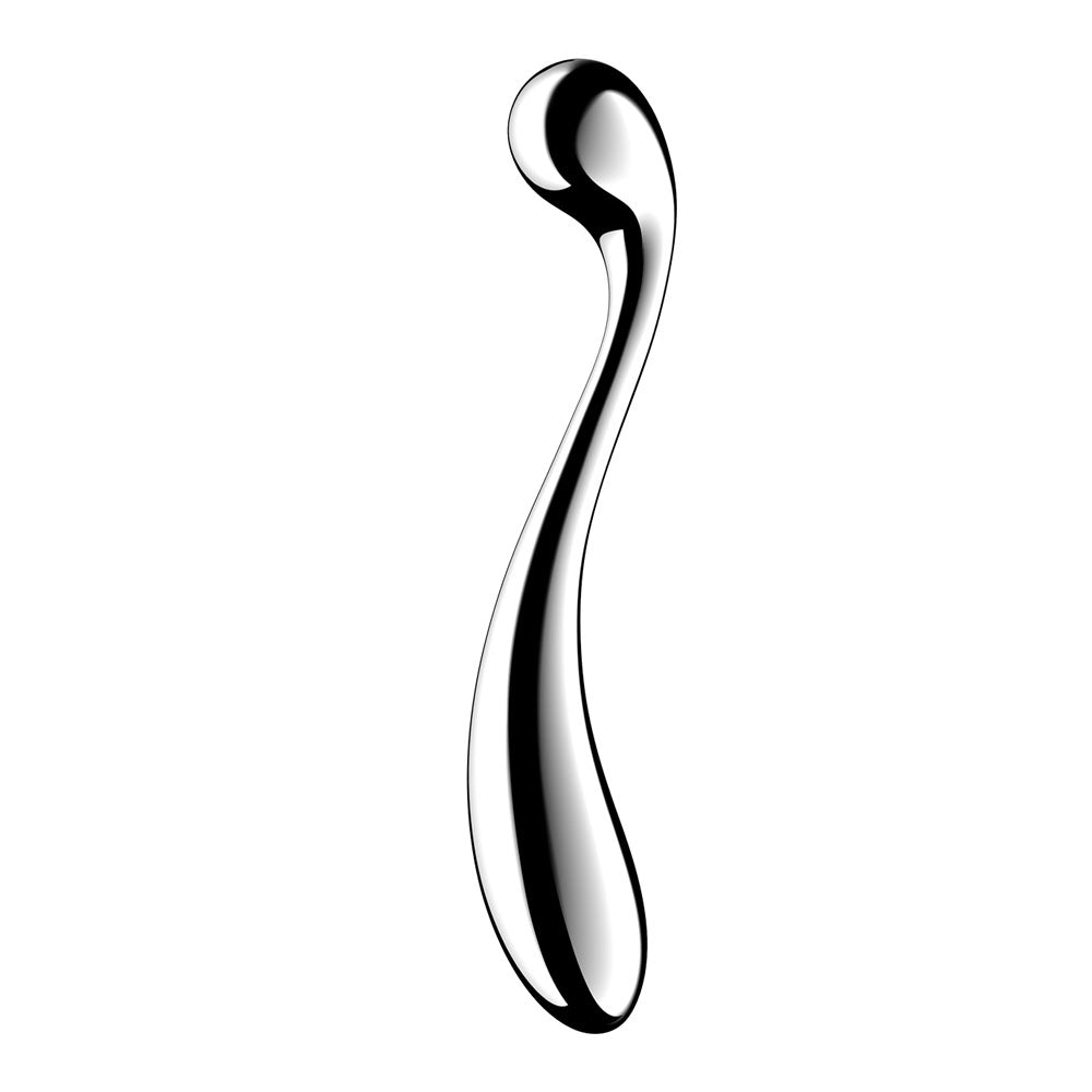 Satisfyer Star Force 4 -  Steel 26 cm Dildo, a smooth stainless steel dildo for intimate stimulation.