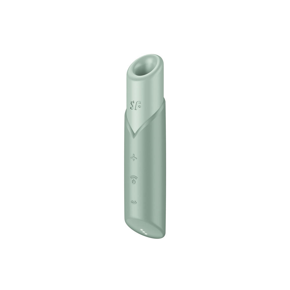 Satisfyer Naughty Kiss - Mint  USB Rechargeable Air Pulse Stimulator for intimate essentials for her
