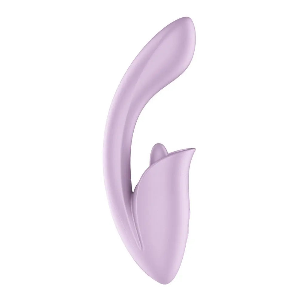 Satisfyer Tongue Expert - Violet 18 cm USB Rechargeable Vibrator with Flicking Clit Stimulator Satisfyer Discreet Intimate Essentials.