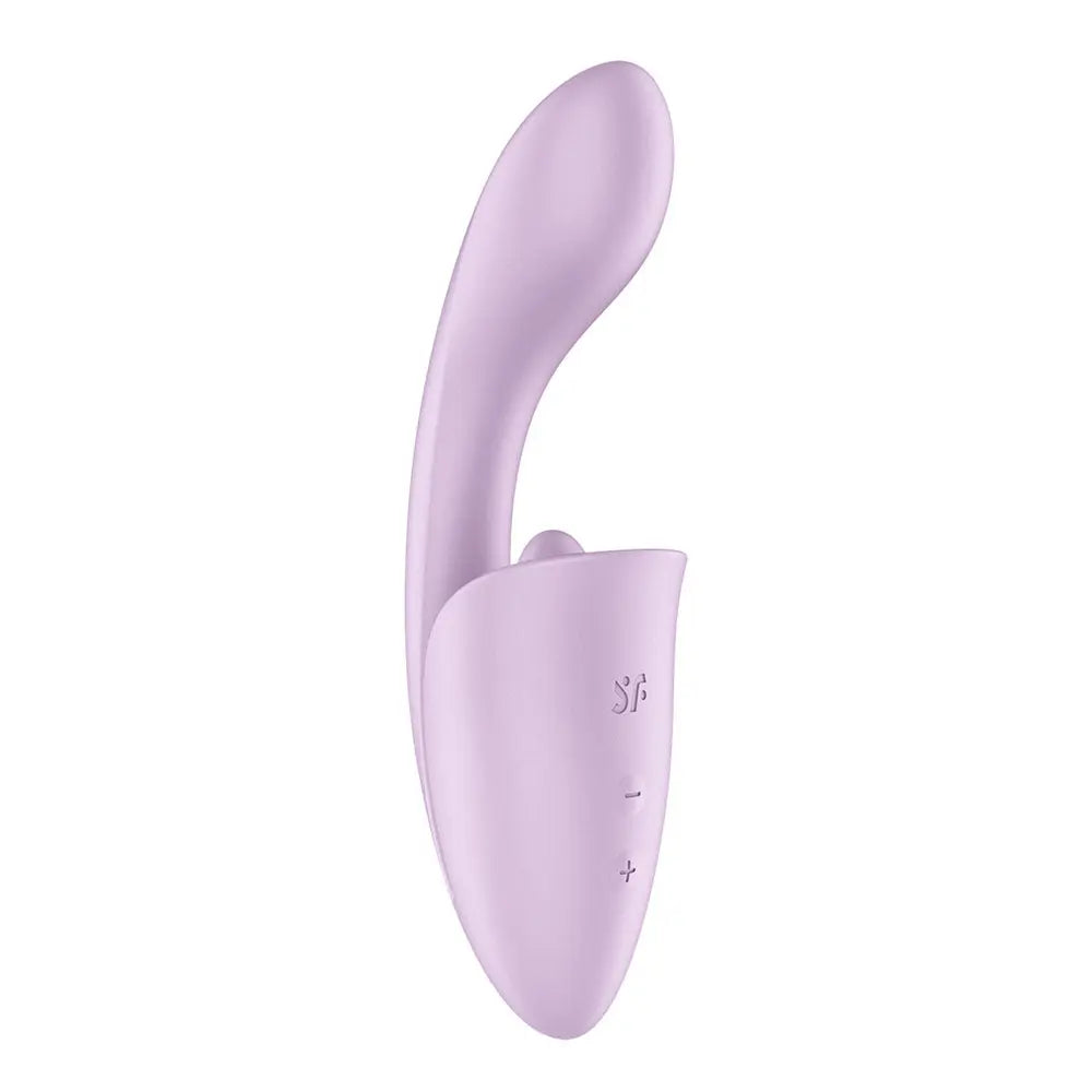 Satisfyer Tongue Expert - Violet 18 cm USB Rechargeable Vibrator with Flicking Clit Stimulator Satisfyer Discreet Intimate Essentials.