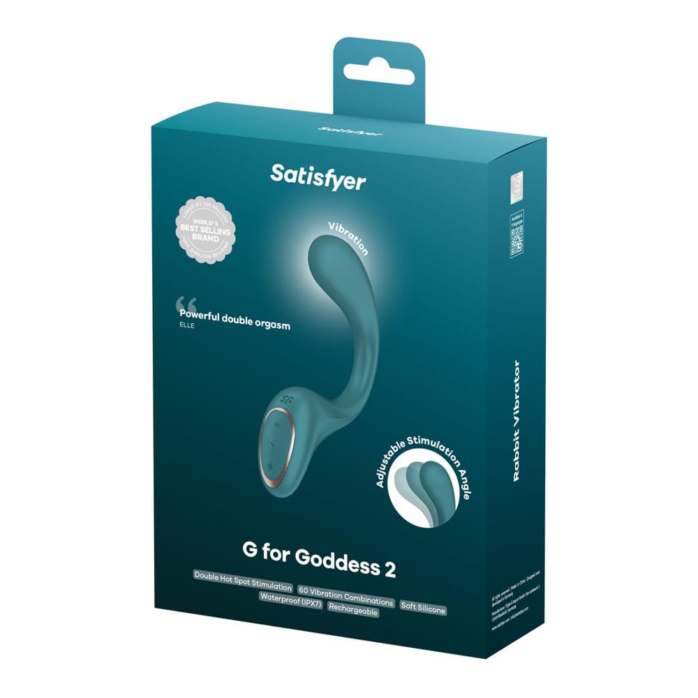 Satisfyer G For Goddess 2 - Bottle  - Bottle  18.8 cm USB Rechargeable Vibrator with Clit Stim