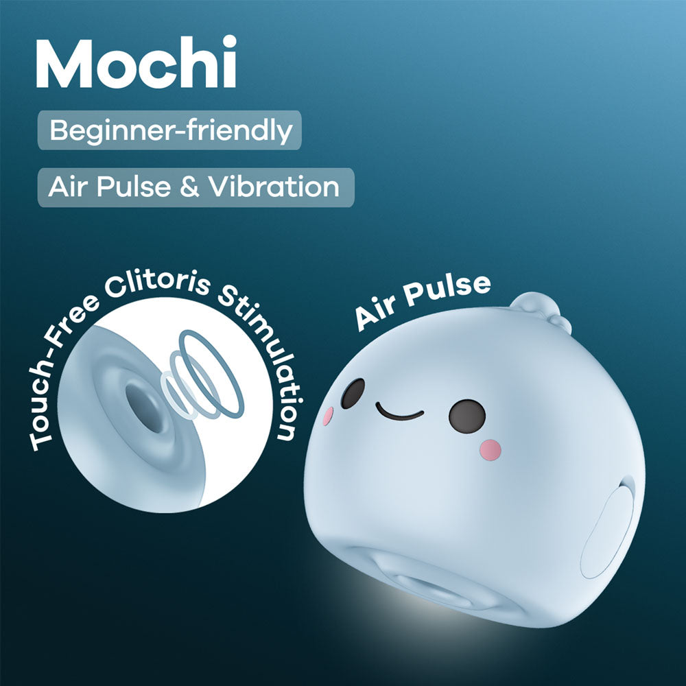 Satisfyer Mochi - Frost  - Frost  USB Rechargeable Air Pulse Stimulator