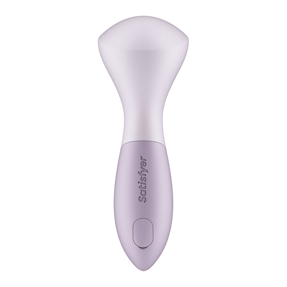 Satisfyer Wand-erful - Violet 15.8 cm USB Rechargeable Air Pulse Massage Wand for ultimate pleasure.