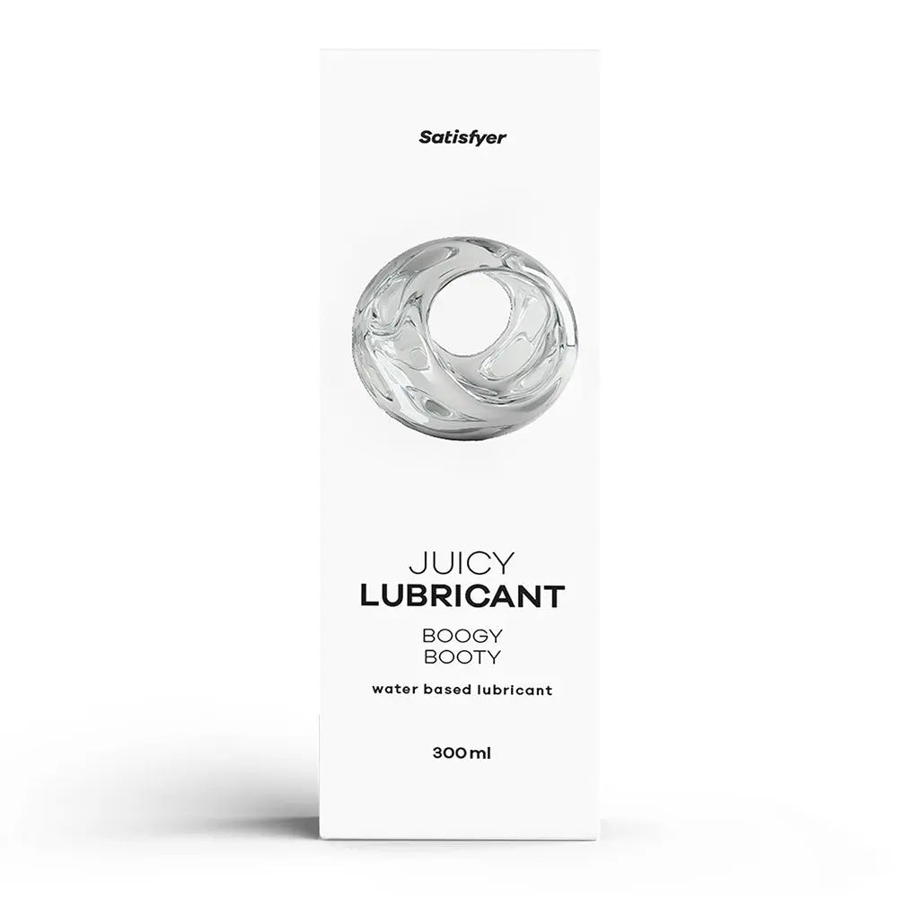 Satisfyer Juicy Lubricant 300 ml Boogy Booty - Water Based Anal Lubricant - 300 ml Bottle Satisfyer Discreet Intimate Essentials.