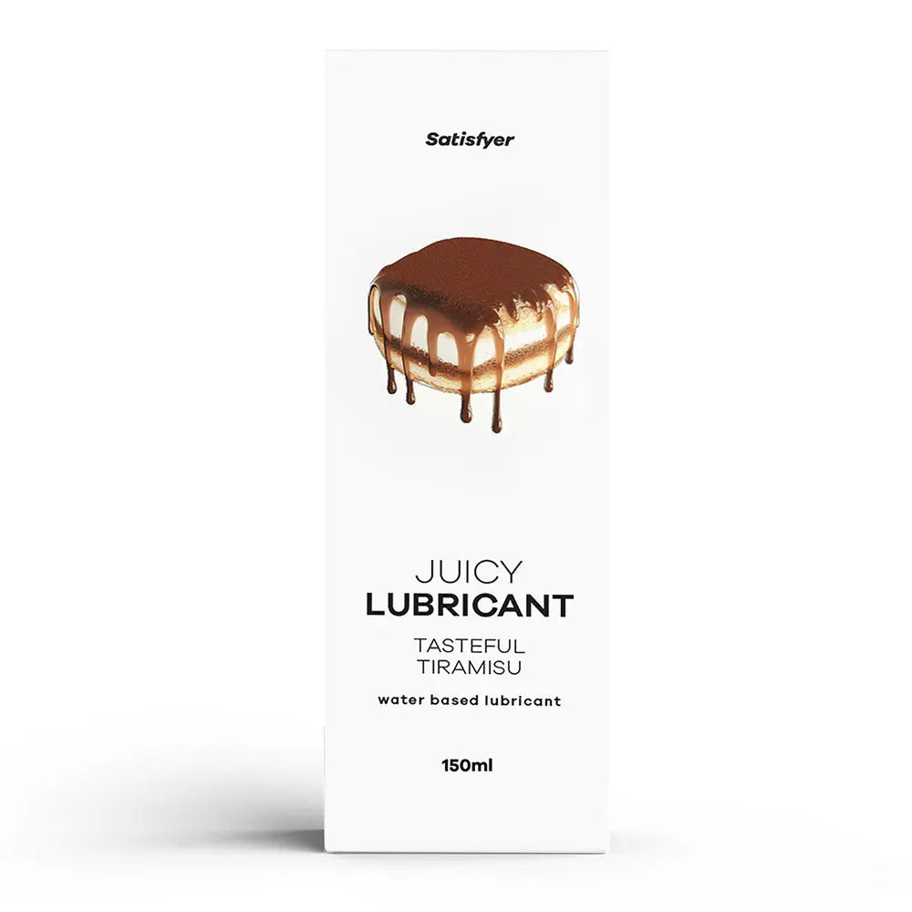 Satisfyer Juicy Lubricant 300 ml Tasteful Tiramisu - Tiramisu Scented Water Based Lubricant - 300 ml Bottle Satisfyer Discreet Intimate Essentials.