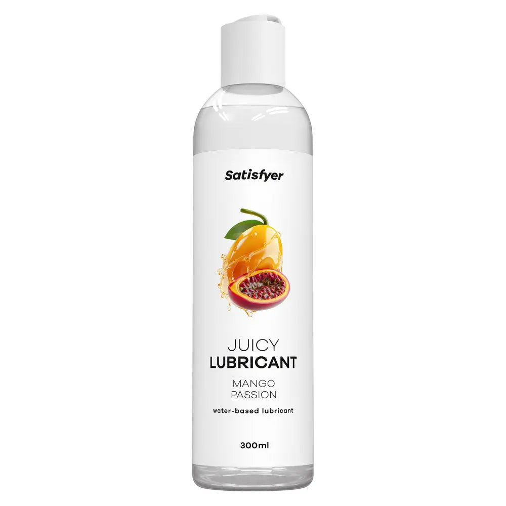 Satisfyer Juicy Lubricant 300 ml Mango Passion - Mango & Passionfruit Scented Water Based Lubricant - 300 ml Bottle Satisfyer Discreet Intimate Essentials.