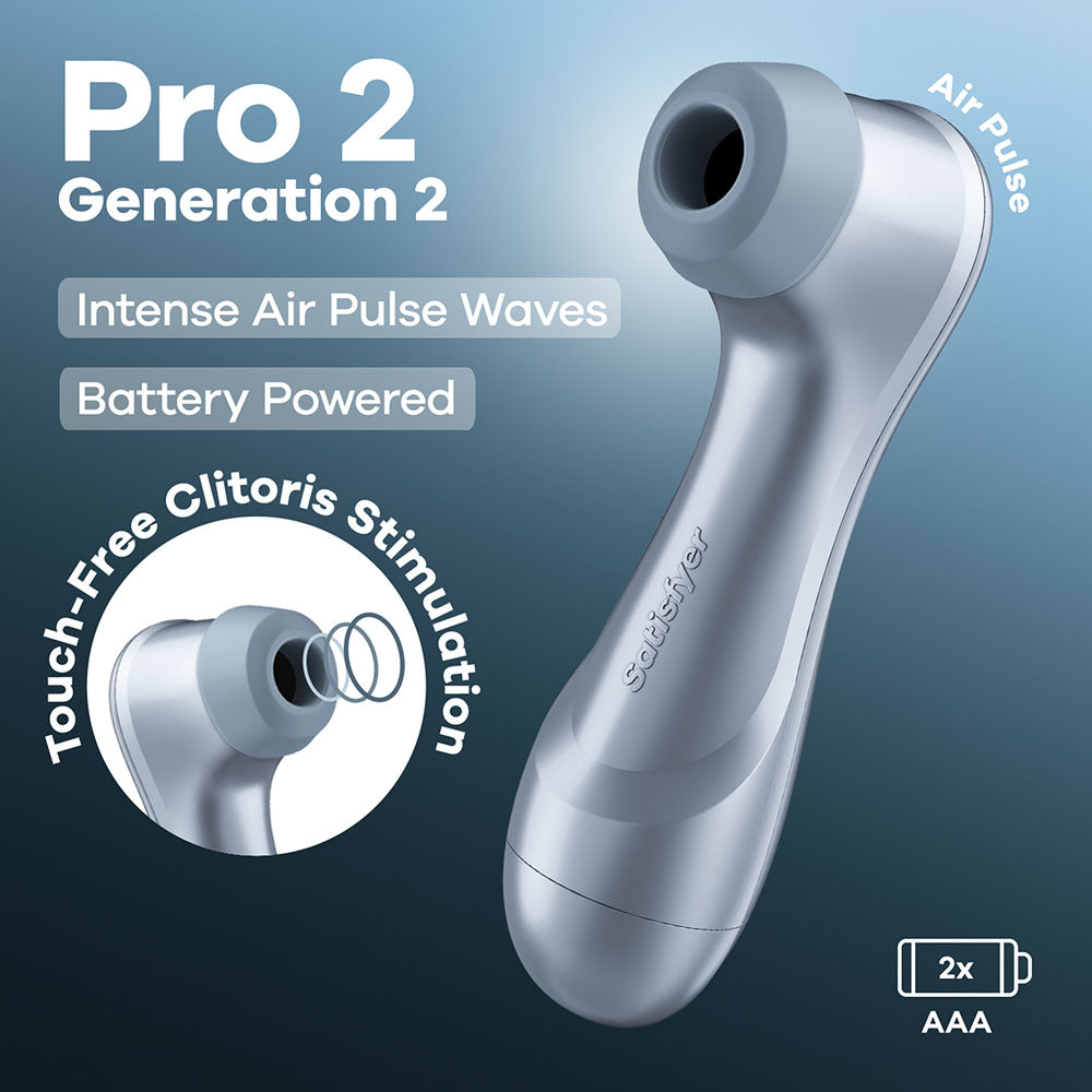 Satisfyer Pro 2 -  - Battery Series -  Touch-Free Clitoral Stimulator with Air Pulse technology