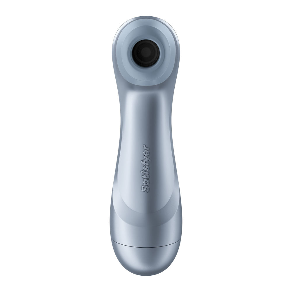 Satisfyer Pro 2 -  - Battery Series -  Touch-Free Clitoral Stimulator in sleek silver design.