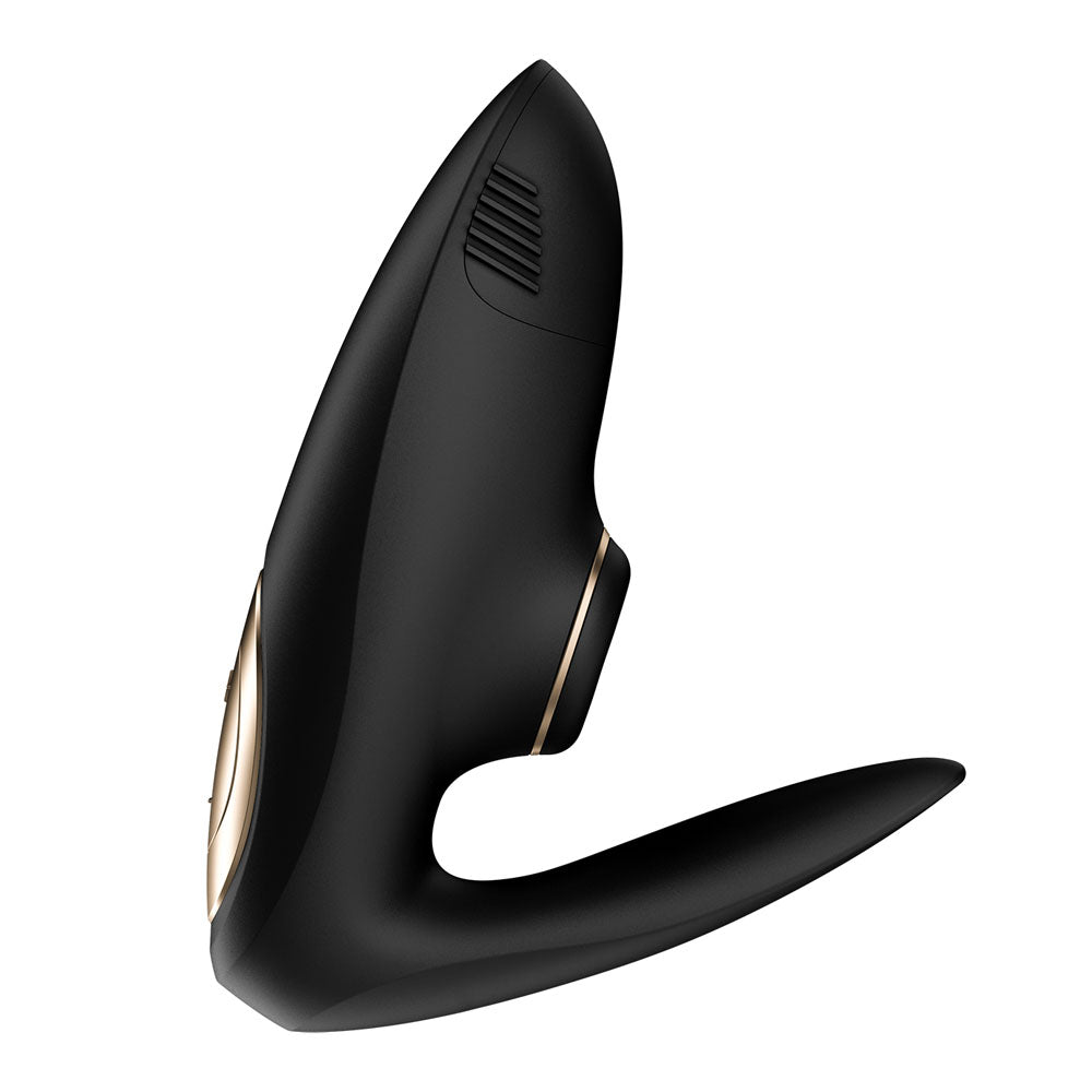 Satisfyer Pro 4 Couples - Battery Series - U-Shaped Couples Vibe with Air Pulsation side view