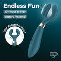 Satisfyer Endless Fun - Battery Series -  23.5 cm Stimulator with 180° rotatable head and 33 ways to play.