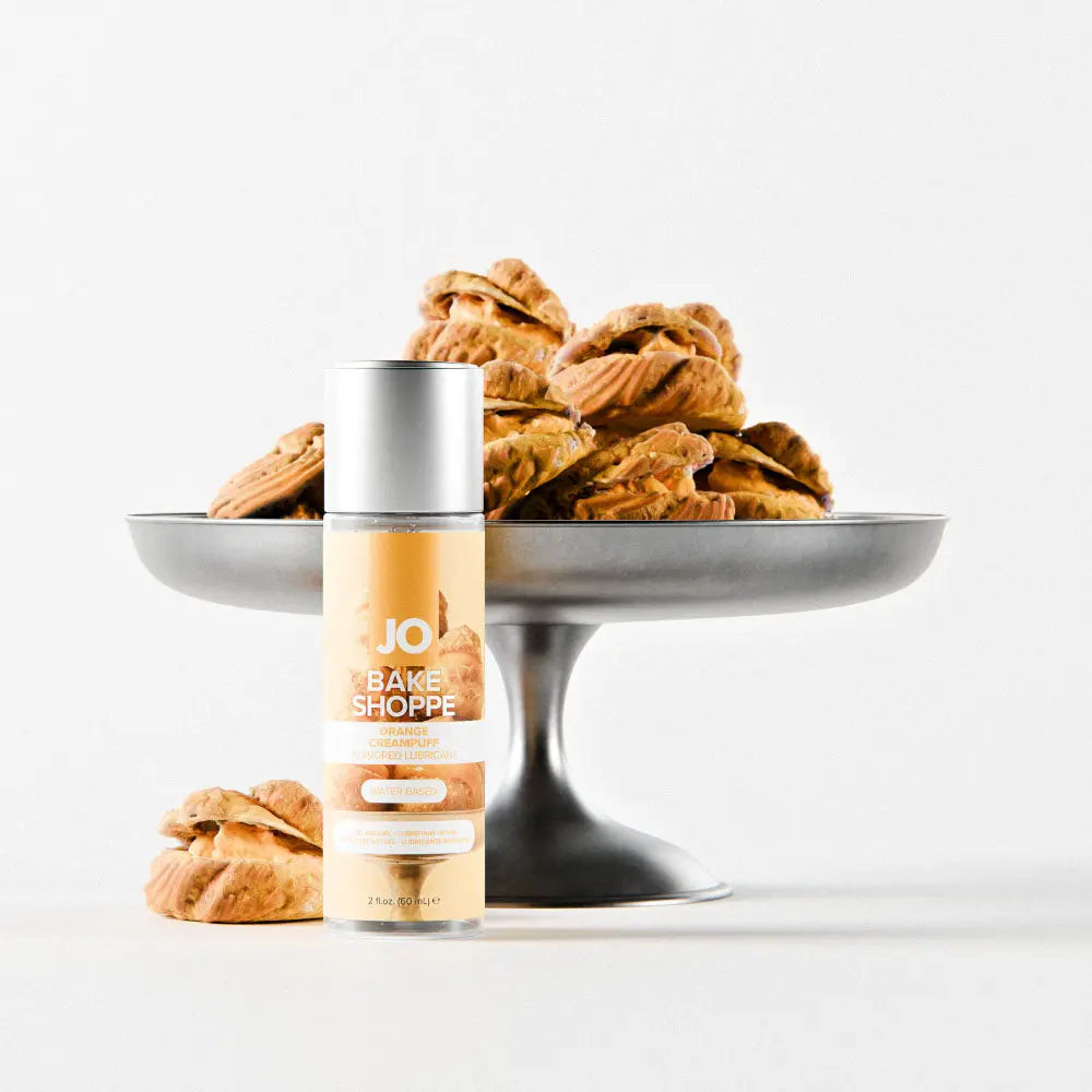 Affordable quality JO Bake Shoppe - Orange Creampuff - Orange Creampuff Flavoured Water Based Lubricant - 60 ml Bottle  from JO by Discreet Intimate Essentials with Discreet Delivery 