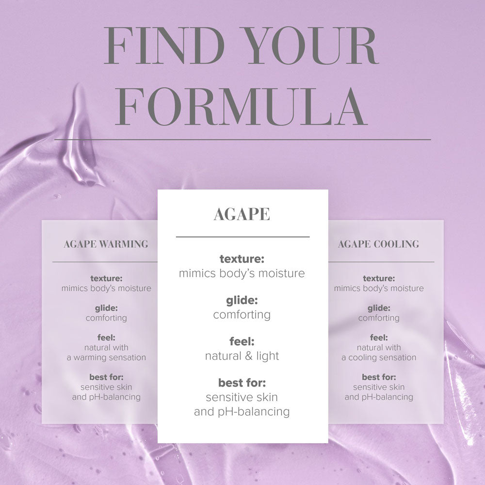 Find Your Formula for JO Agape Original Lube - 120 mL - Water Based Lubricant for Sensitive Skin - 120 ml Bottle