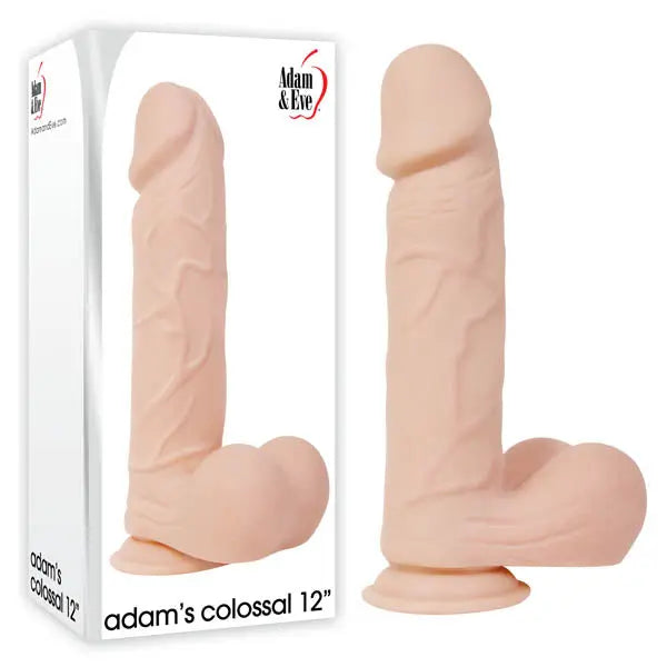 Adam & Eve Adam's Colossal 12'' -  30.5 cm (12'') Dong Adam & Eve Discreet Intimate Essentials.