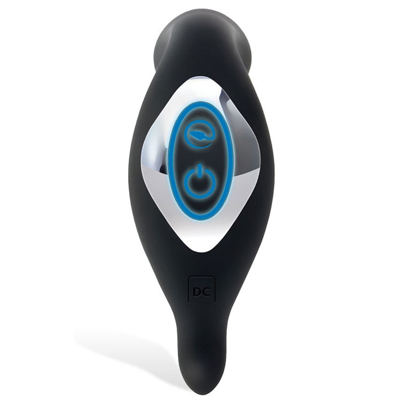 Adam & Eve 3-Point Prostate Massager -  USB Rechargable Vibrating Prostate Massager with control panel