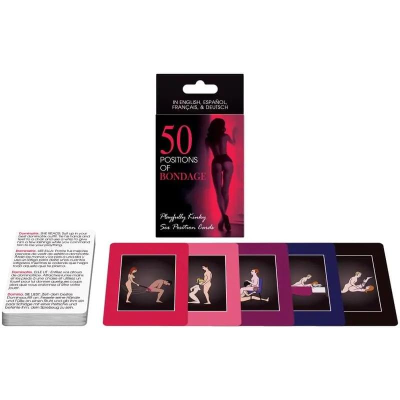 50 Positions of Bondage Kheper Games Discreet Intimate Essentials.