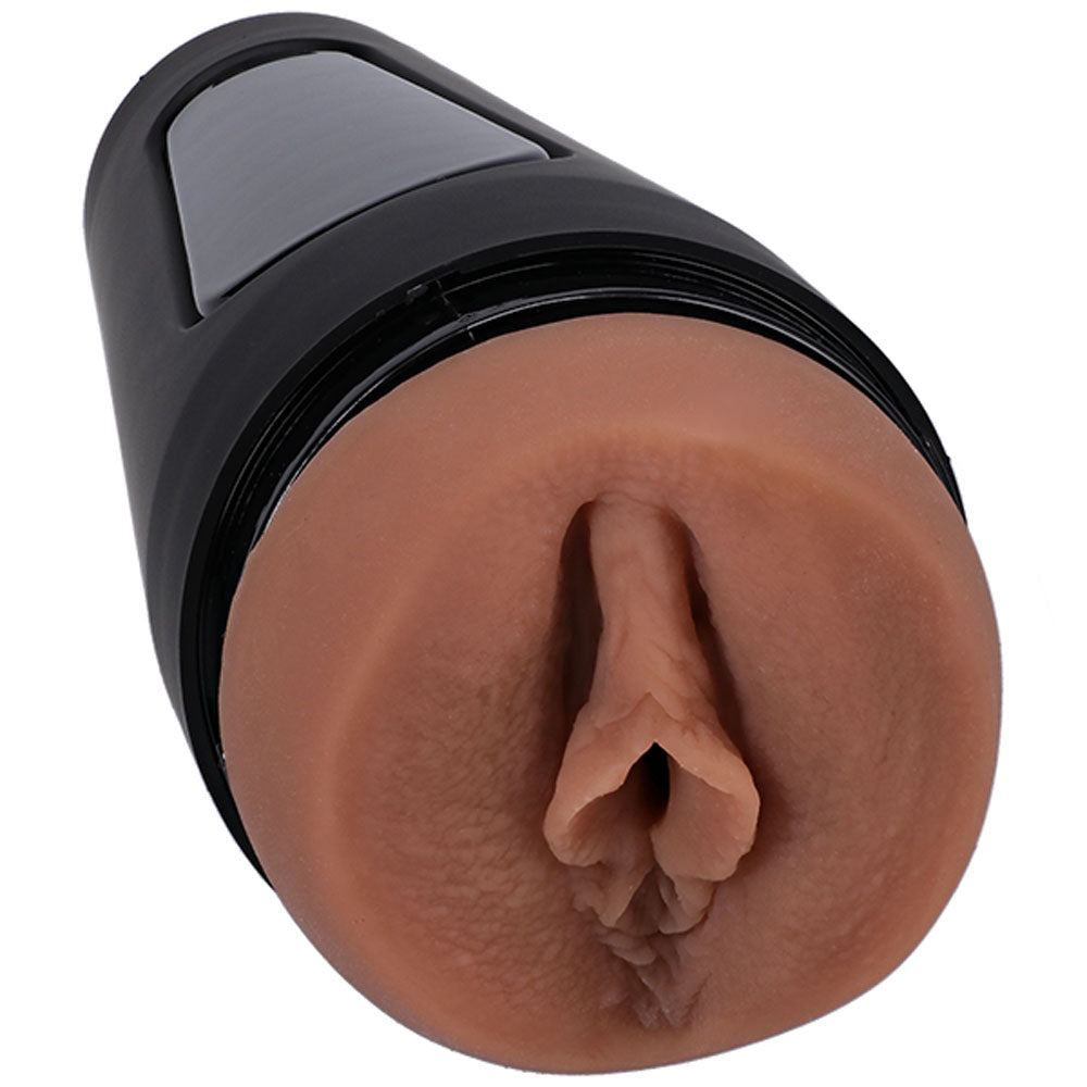 Main Squeeze - Xxlayna Marie - Tan Vagina Stroker featuring realistic ULTRASKYN texture and hard outer case.