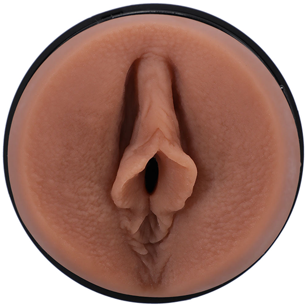 Main Squeeze - Xxlayna Marie - Tan Vagina Stroker with lifelike textures and handcrafted ULTRASKYN material.