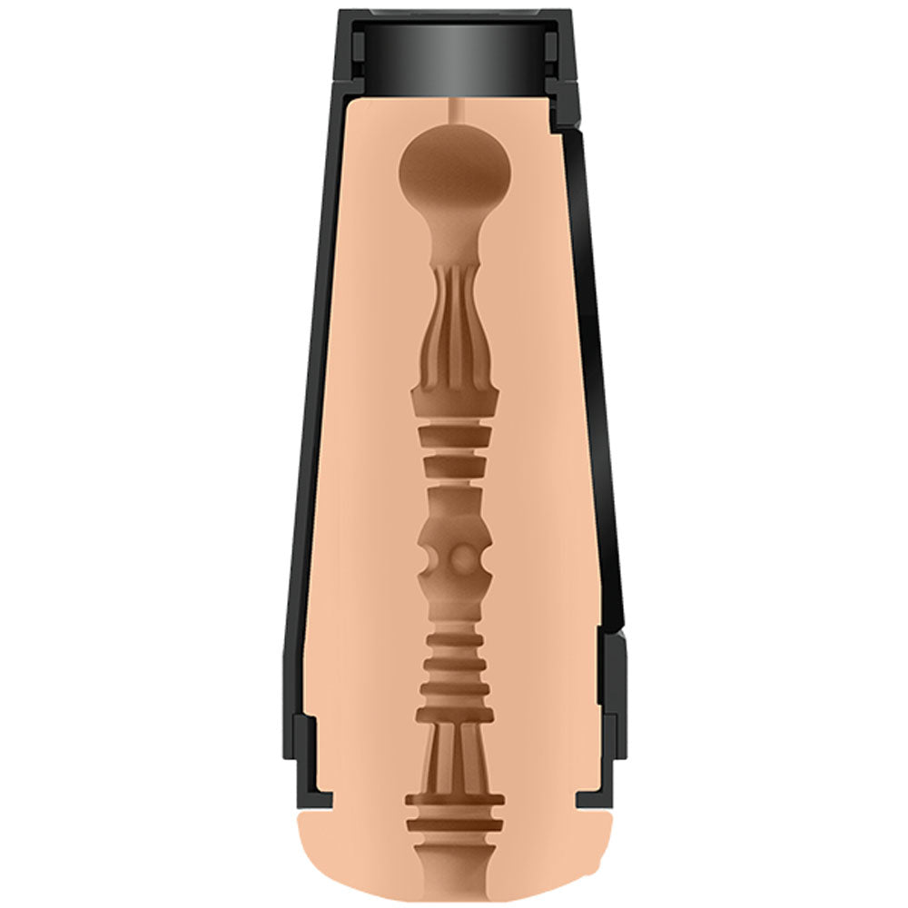 Main Squeeze - Anna Claire Clouds -  Vagina Stroker showcasing its detailed interior texture for enhanced pleasure.