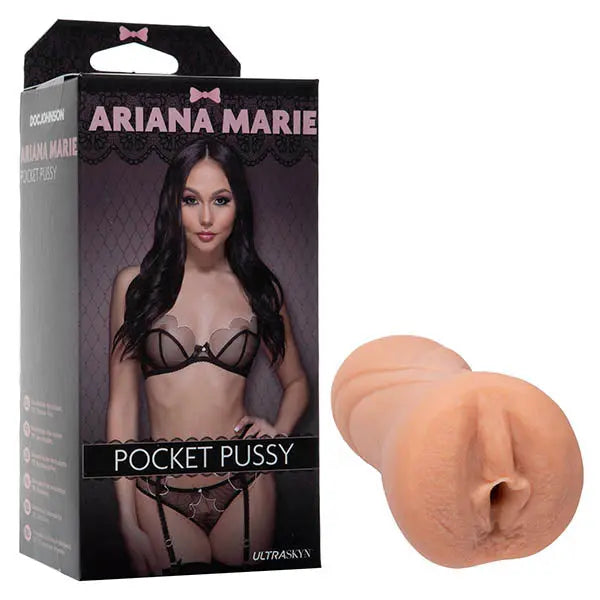 Ariana Marie UltraSkyn Pocket Pussy -  Vagina Stroker Doc Johnson Discreet Intimate Essentials.