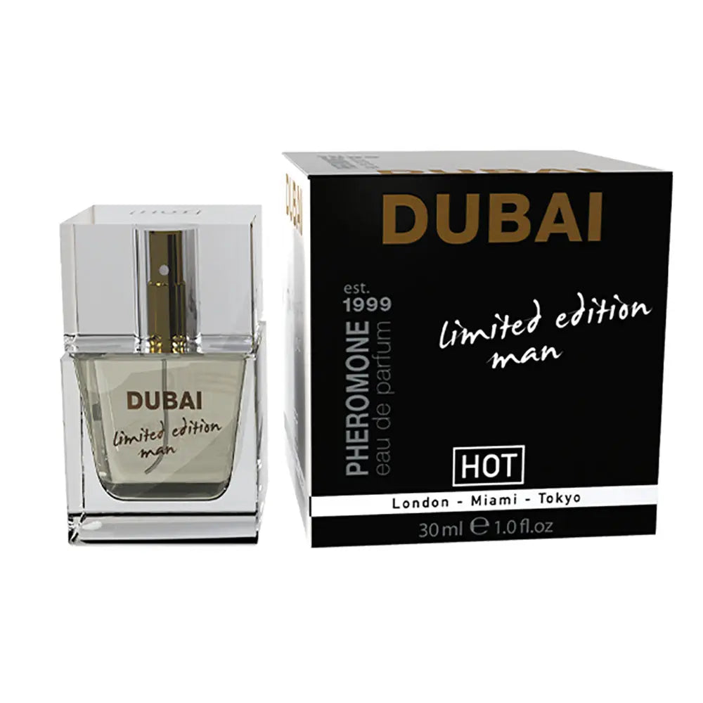 Hot Pheromone Dubai - Limited Edition Man - Pheromone Cologne for Men - 30ml Hot Production Discreet Intimate Essentials.