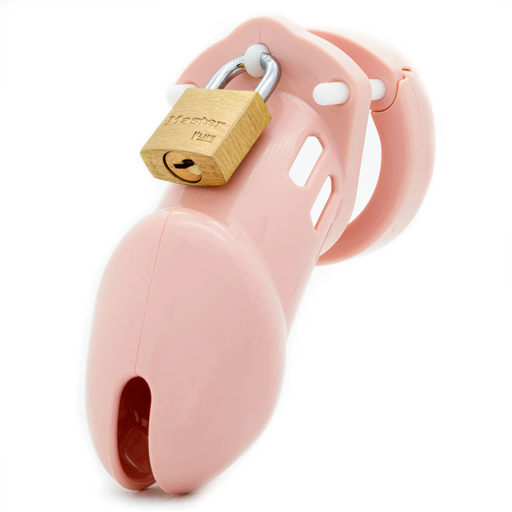 CB-6000 Chastity Cock Cage Kit -  -  3.25 Inch Cock Cage Kit with a lock and secure design.
