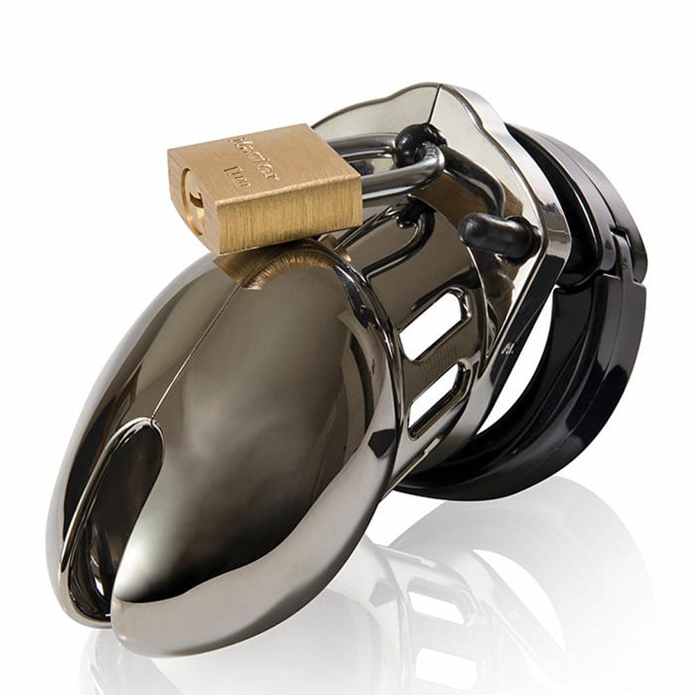 CB-6000S Chastity Cock Cage Kit -  -  2.5 Inch Cock Cage Kit with secure locking mechanism.