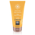 SHIATSU Love Lubricant - White Tea & Peach Flavoured - 75 ml in a tube, perfect for intimate moments and oral enjoyment.