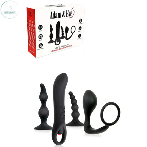 Affordable quality Adam & Eve INTRO TO PROSTATE KIT - 4 Piece Kit  from Adam & Eve by Discreet Intimate Essentials with Discreet Delivery 