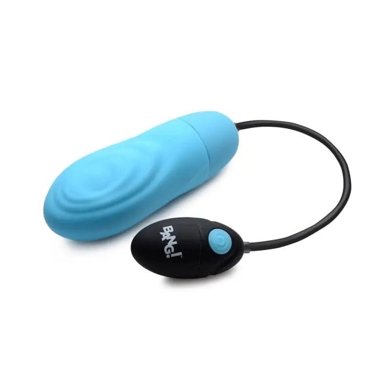 7X Pulsing Rechargeable Bullet Blue Bang Discreet Intimate Essentials.