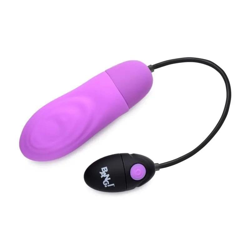 7X Pulsing Rechargeable Bullet Purple Bang Discreet Intimate Essentials.