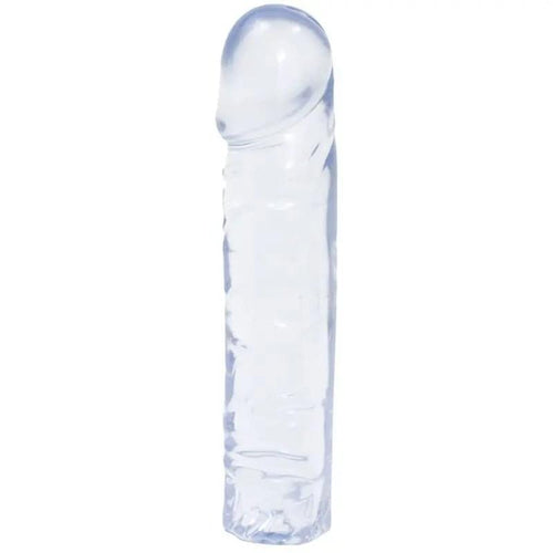 8 in Classic Dong Clear Crystal Jellies Discreet Intimate Essentials.