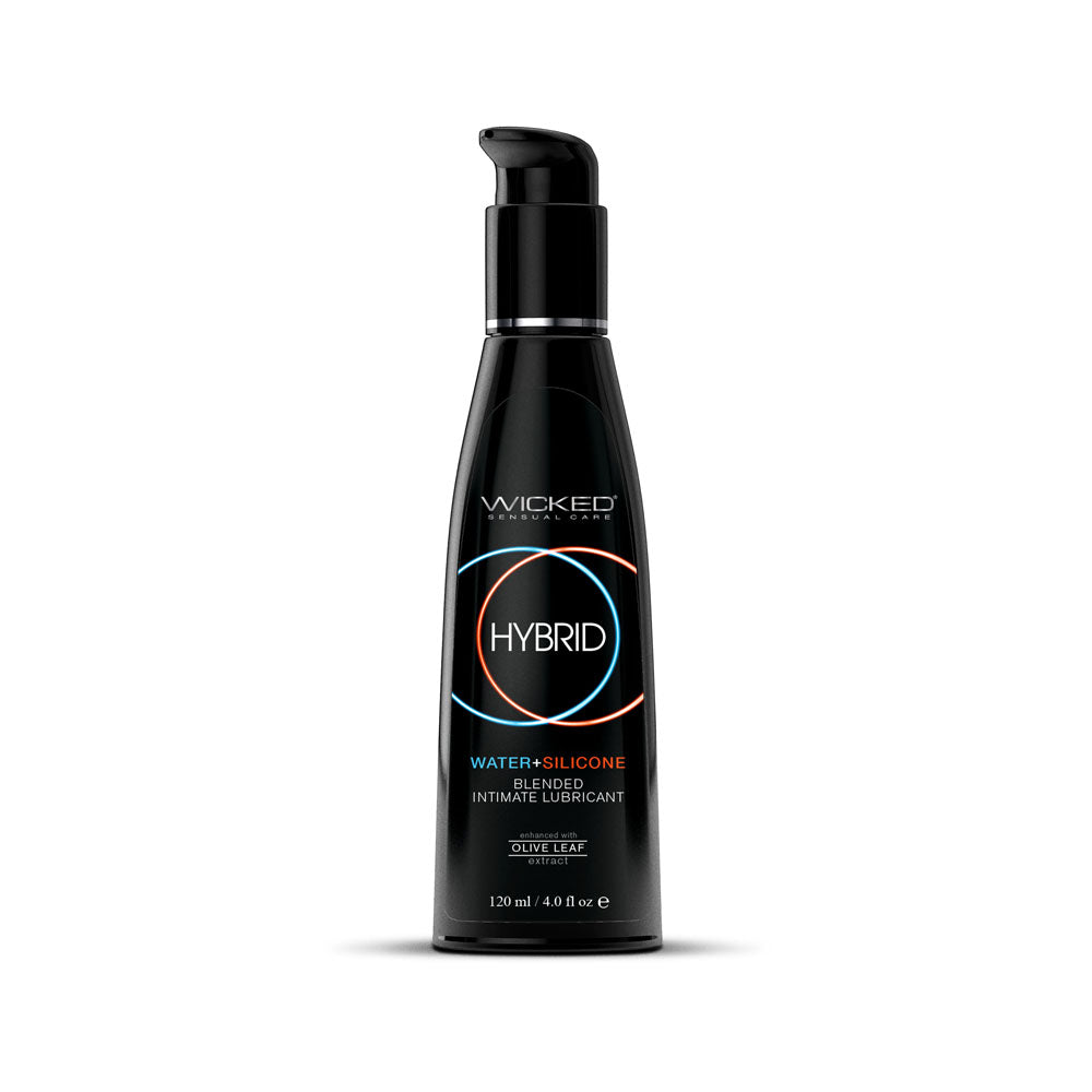 Wicked Hybrid - Water & Silicone Blended Lubricant - 120 ml Bottle, perfect for intimate essentials.
