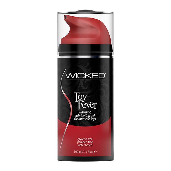 Wicked Toy Fever - Warming Glycerin Free Water Based Lubricant - 100 ml (3.3 oz) Bottle for intimate toys
