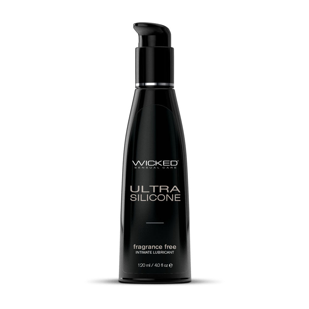 Wicked Ultra - Silicone Lubricant - 120 ml (4 oz) Bottle for intimate essentials, fragrance free and high performance.