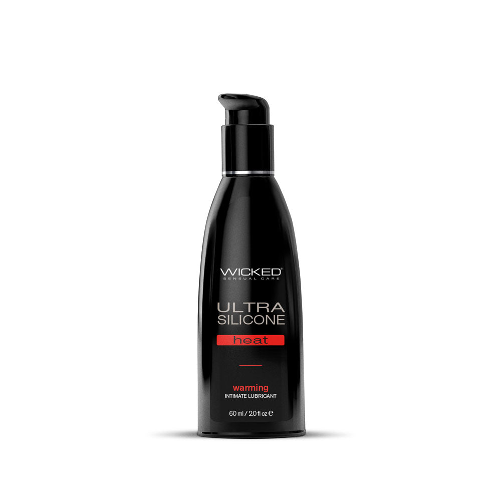 Wicked Ultra Heat - Warming Silicone Lubricant - 60 ml (2 oz) Bottle for enhancing intimacy and pleasure.