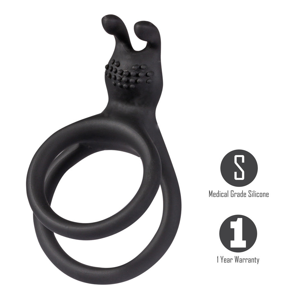 Maia ATLAS - Cock & Balls Ring made of medical grade silicone with dual ring design for enhanced pleasure.