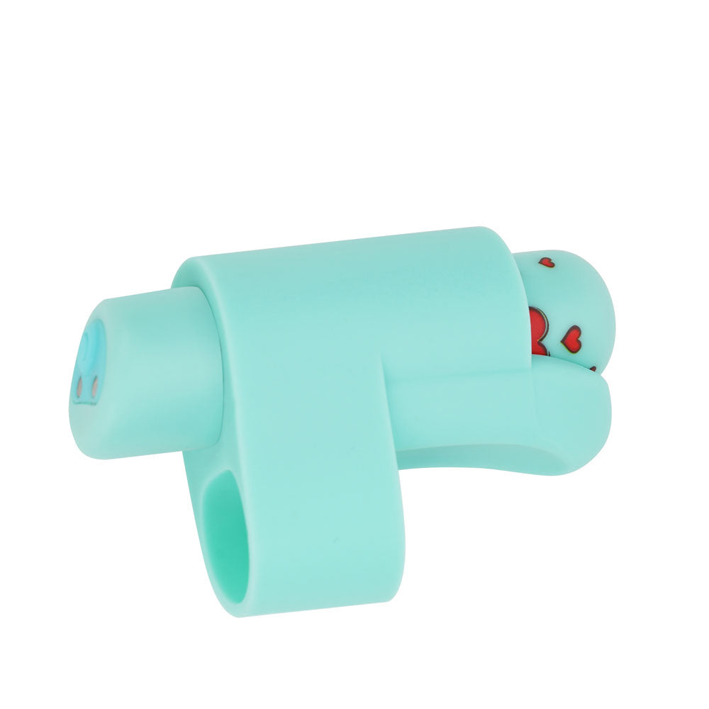 Maia JILLY - Teal - Teal USB Rechargeable Powerful Finger Stimulator for intimate essentials.