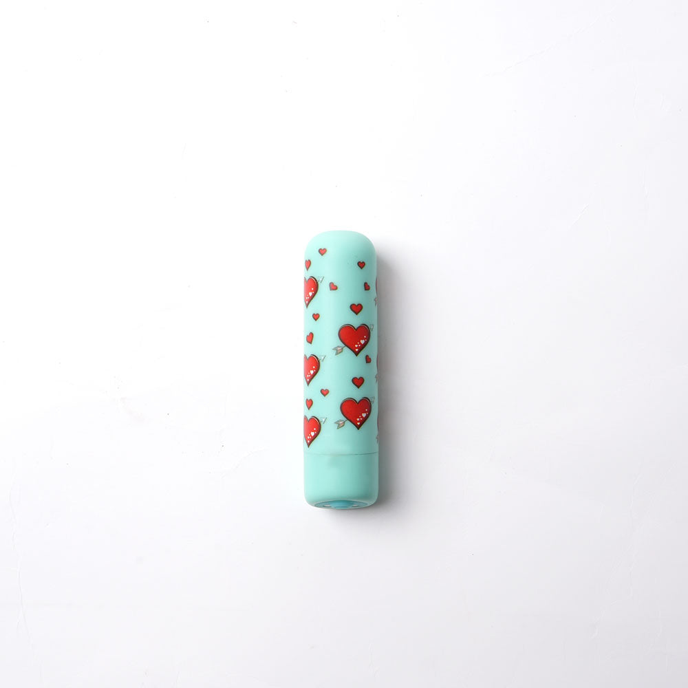 Maia JILLY - Teal - Teal USB Rechargeable Powerful Finger Stimulator with heart design.