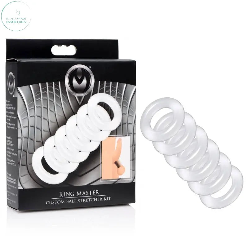Affordable quality Master Series Ring Master -  Ball Stretcher Kit  from XR Brands by Discreet Intimate Essentials with Discreet Delivery 