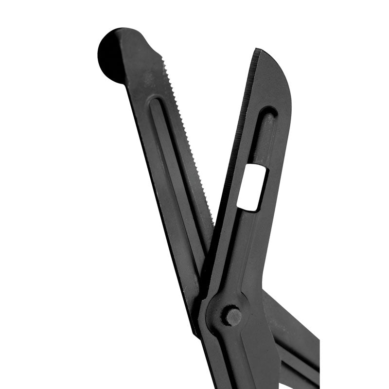 Master Series Snip -  Heavy Duty Bondage Scissors showcasing durable stainless steel blades and blunted tip for safe use.