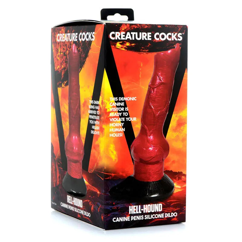Creature Cocks Hell-Hound Canine Penis Silicone Dildo -  19 cm Canine Dildo XR Brands Discreet Intimate Essentials.