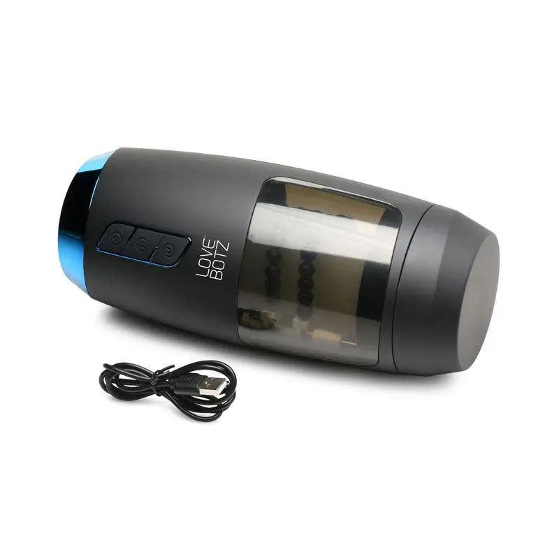 LoveBotz The Milker Slider 18X Stroking Masturbator - USB Rechargeable Stroking Masturbator XR Brands Discreet Intimate Essentials.