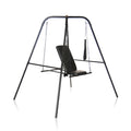 Master Series Throne - Adjustable Sex Sling with Stand, a sturdy and stylish design for intimate experiences.