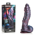Creature Cocks Hydra Silicone Dildo - 26.9 cm Fantasy Sea Monster Dildo in packaging and view, featuring mystical dark colors.