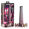Creature Cocks Deep Invader - Multi-Coloured 22.9 cm Ovipositor Fantasy Dildo with textured shaft and suction cup base.